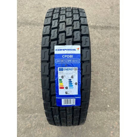 Compasal CPD81 (ведуча) 235/75 R17.5 143/141J