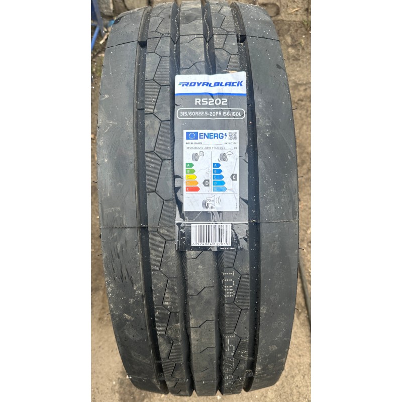 Royal Black RS202 (рульова) 315/60 R22.5 156/150L